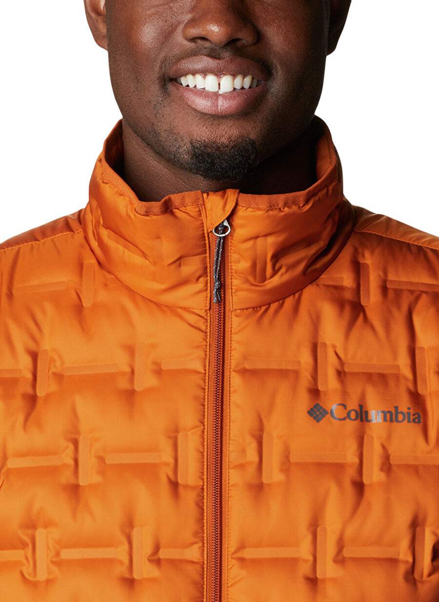 Columbia Çok Renkli Erkek Dik Yaka Çizgili Mont WO0955 DELTA RIDGE DOWN JACKET — صورة المنتج 4 من 7