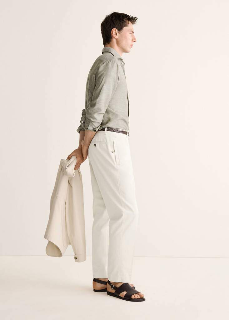 Regular-fit 100% cotton trousers — Product image 6 of 10