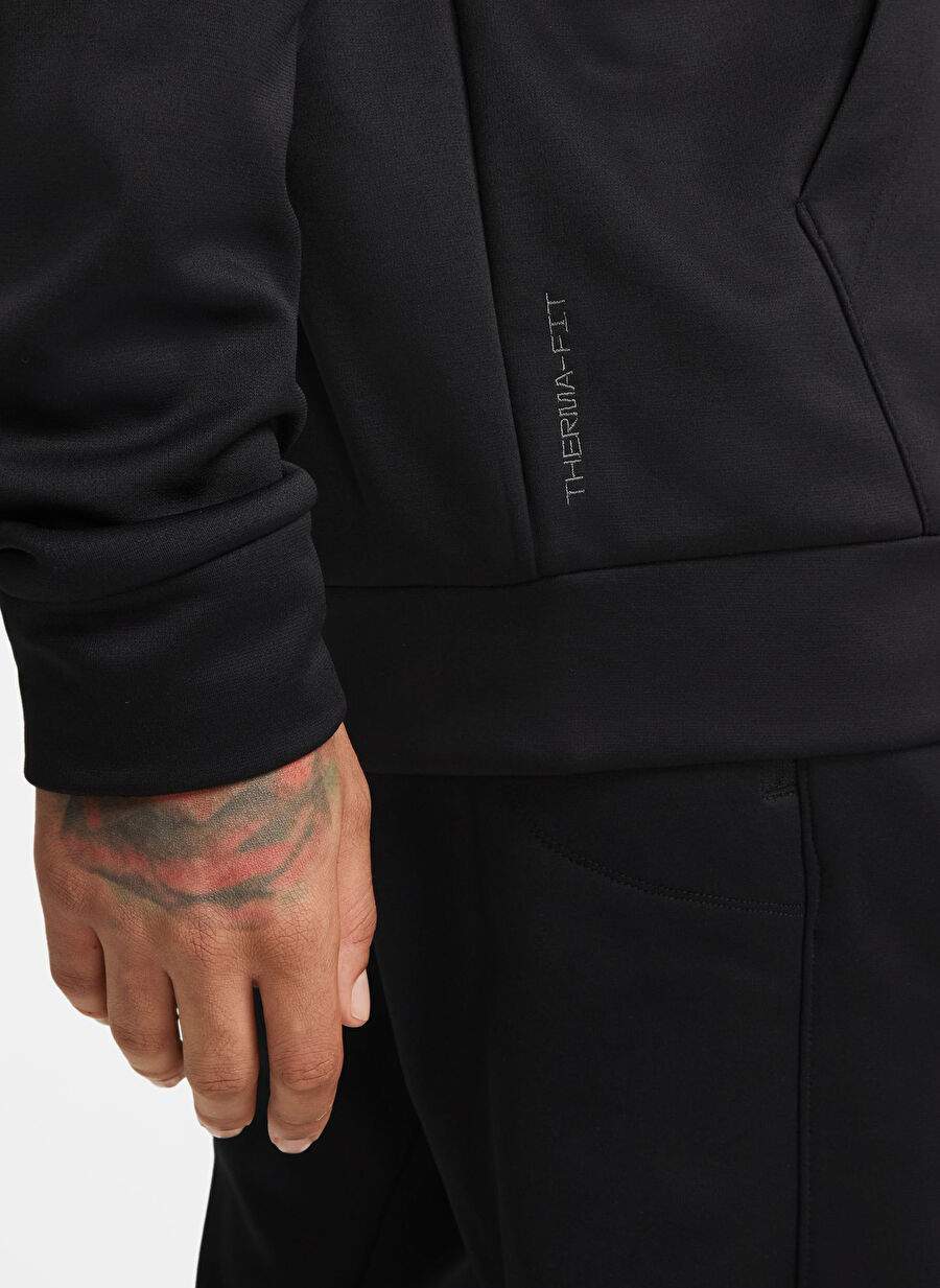 Nike Siyah - Gri - Gümüş Kapüşonlu Erkek Sweatshirt DQ4834-010 NK TF HD PO — Product image 10 of 12