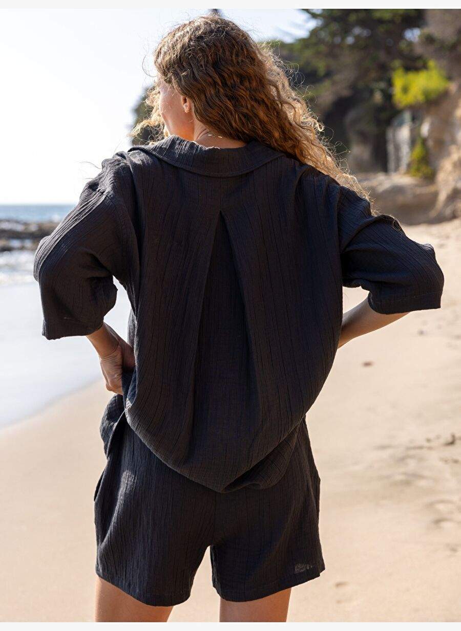 Kaya Drawstring Shorts - Anthracite — Product image 6 of 8