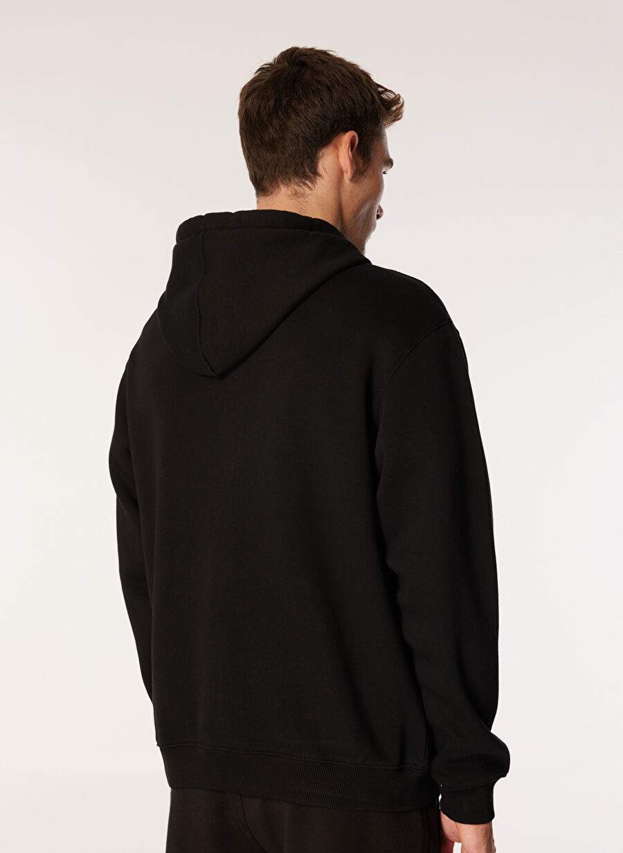 Quiksilver Siyah Erkek Kapüşon Regular Fit Sweatshirt AQYFT03330SALT WATER ZIP HOODIE — صورة المنتج 4 من 4