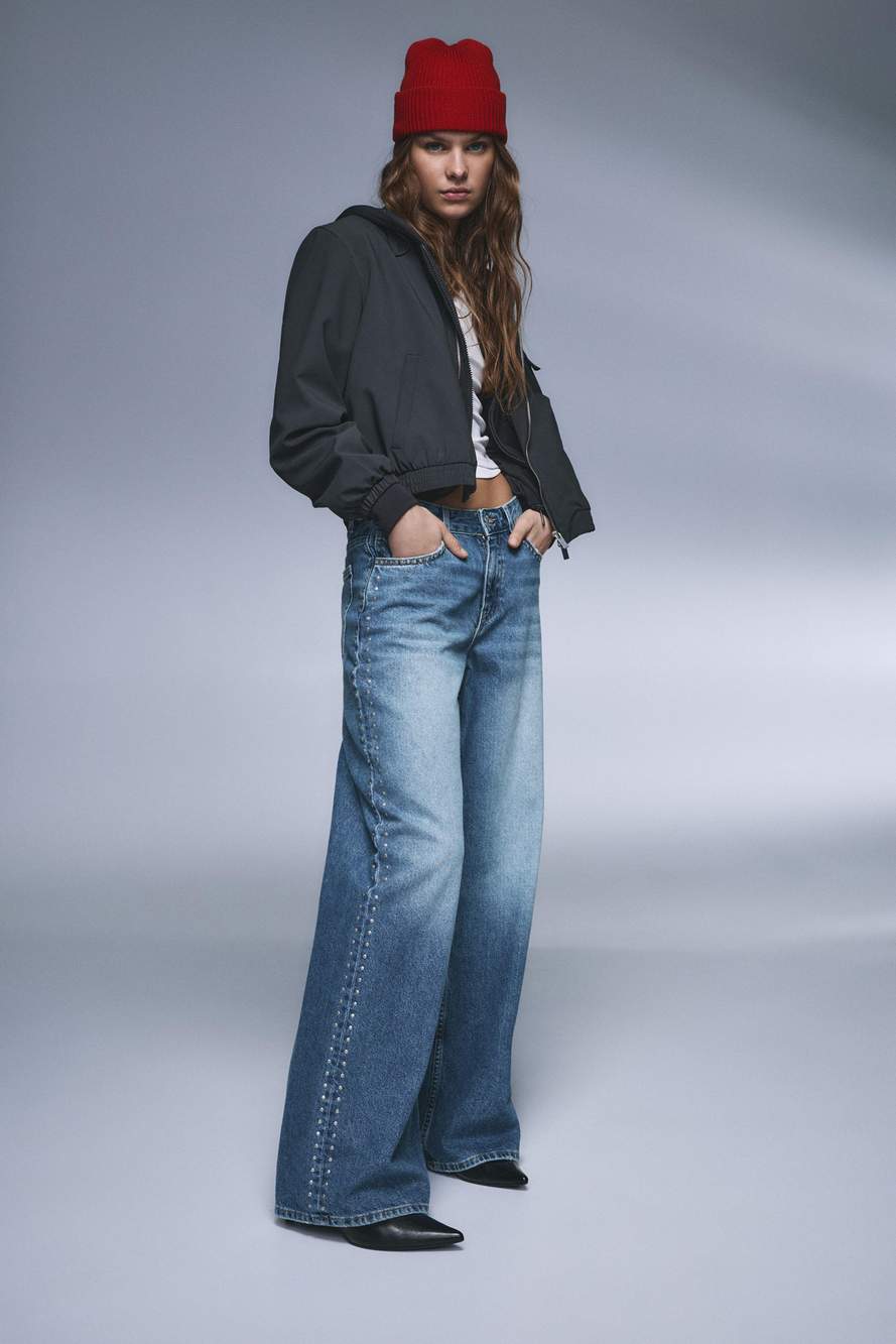 Wide-leg stud jeans — Product image 48 of 60