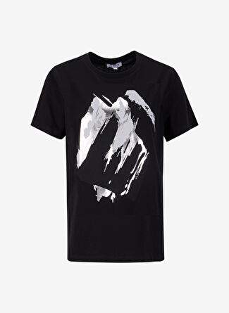 Limon Siyah Kadın Loose Fit Baskılı T-Shirt L5SL-TST5810 — صورة المنتج 27 من 35