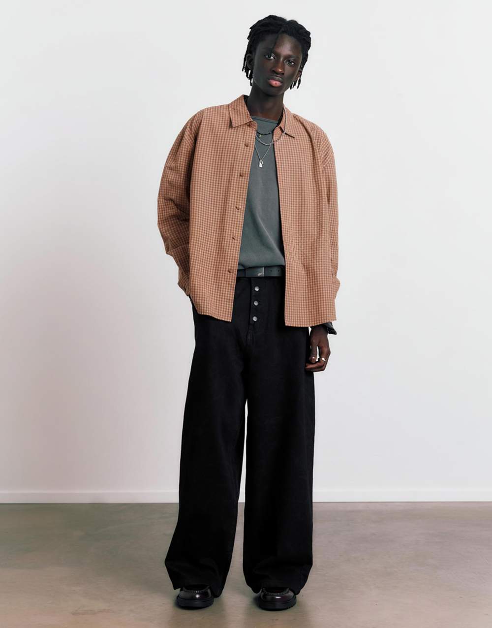 Laser print baggy jeans — صورة المنتج 22 من 25