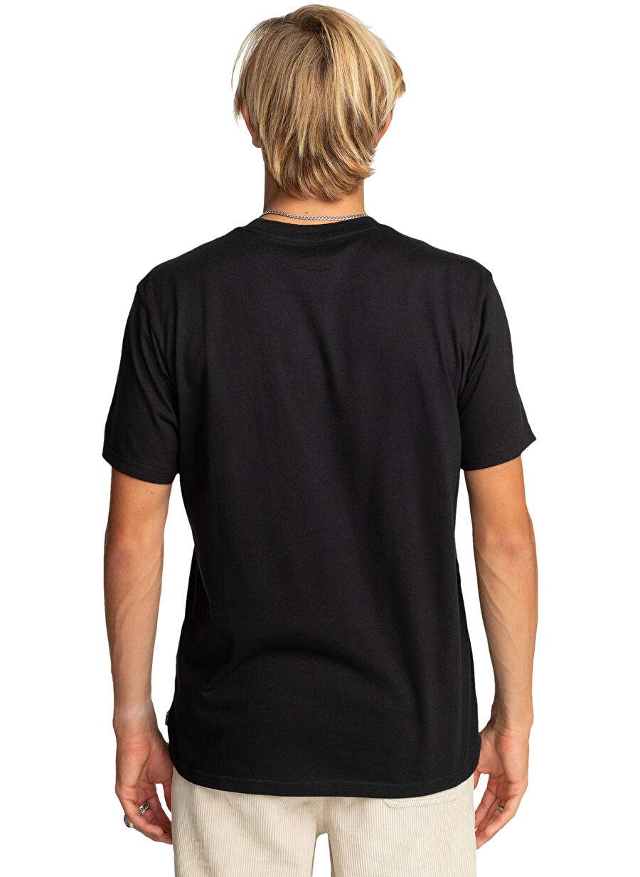 Billabong EBYZT00143_INVERSED TEES Black Men's Crew Neck Regular Fit Patterned T-Shirt — Product image 4 of 6