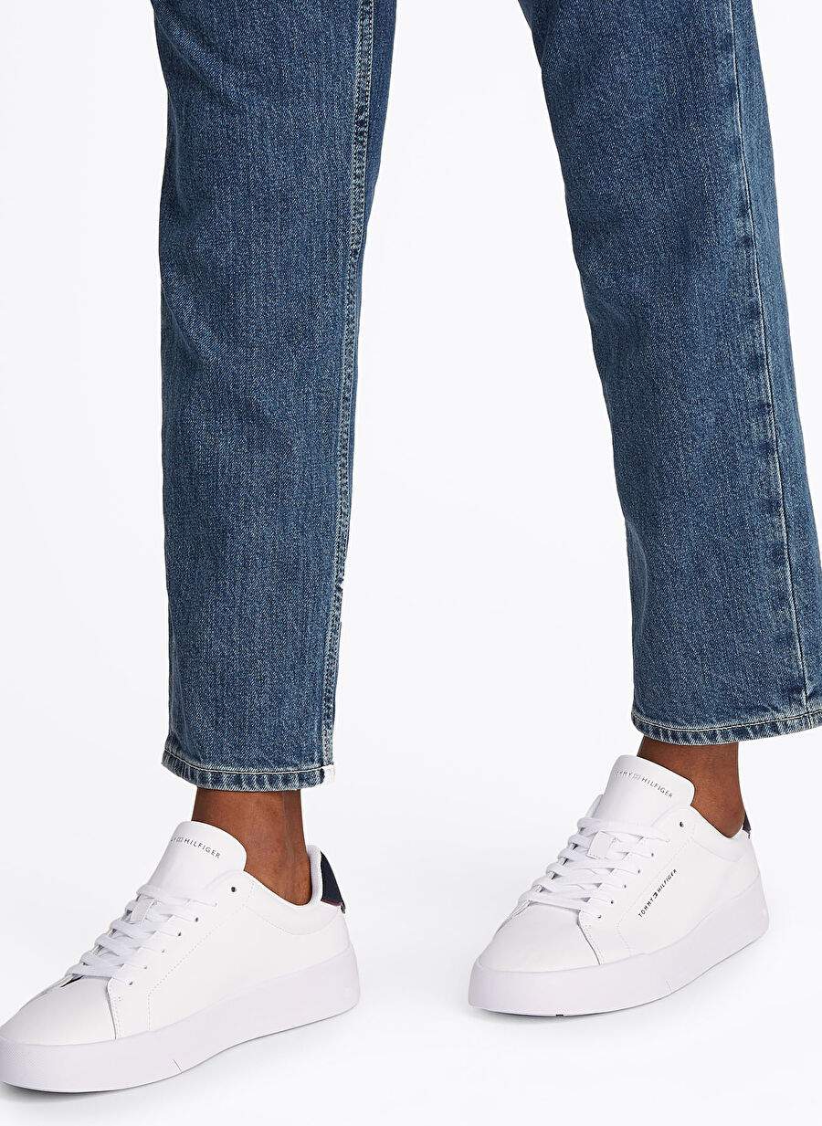 Tommy Hilfiger White Male Sneaker Th Court Lth Detail Ess — Product image 6 of 6