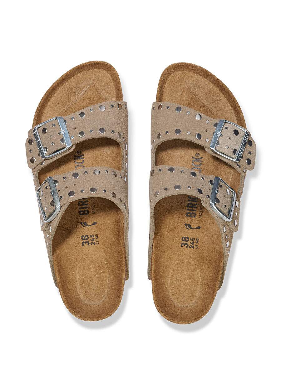 Birkenstock Kahverengi Kadın Deri Terlik ARIZONA VL RIVET — Product image 3 of 3