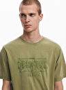 Desigual Haki Erkek Regular Fit T Shirt 25smtk13 Man Knit T Shirt Short Sle — Product image 13 of 20