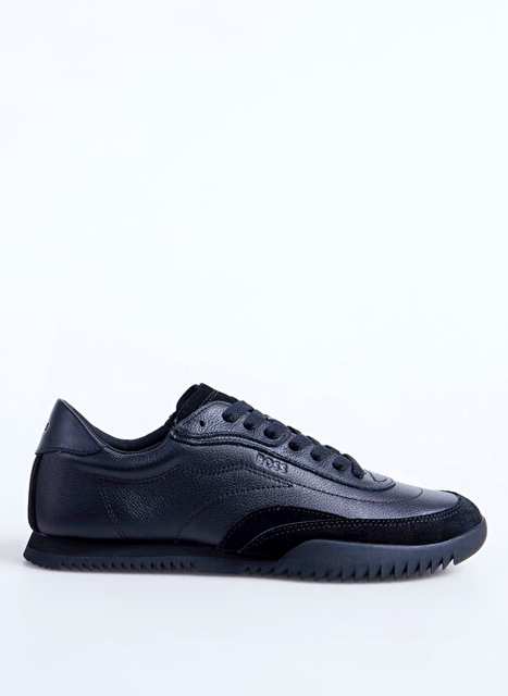 Boss Siyah Erkek Deri Sneaker Careton Lowp Sdltb 10275931 01