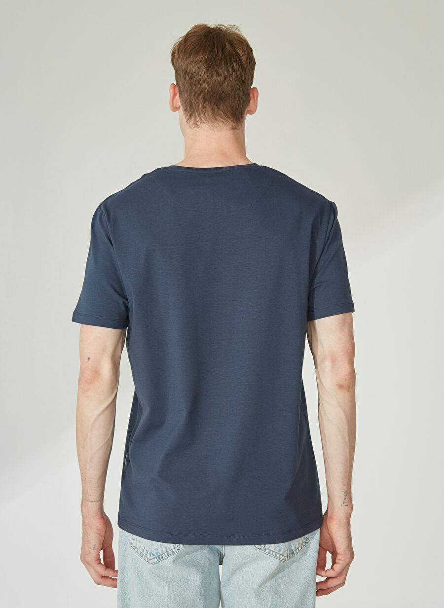Beymen Business Crew Neck Navy Blue Men's T-Shirt 4B48000000002 — Product image 5 of 5