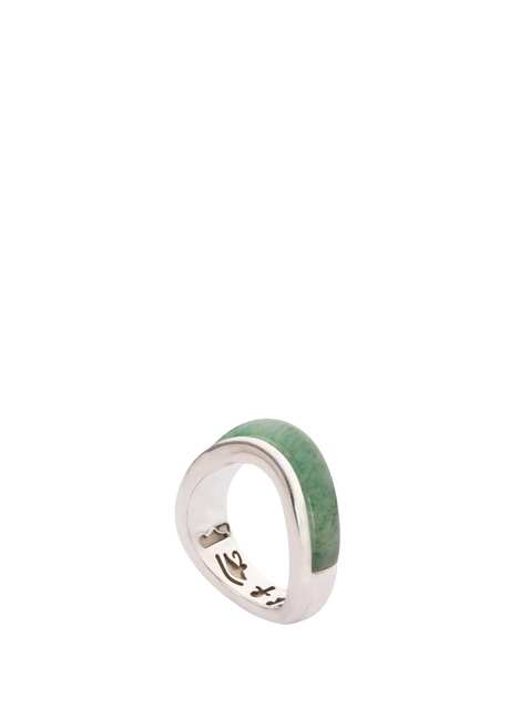 Arc Aventurine Women's Gold Ring