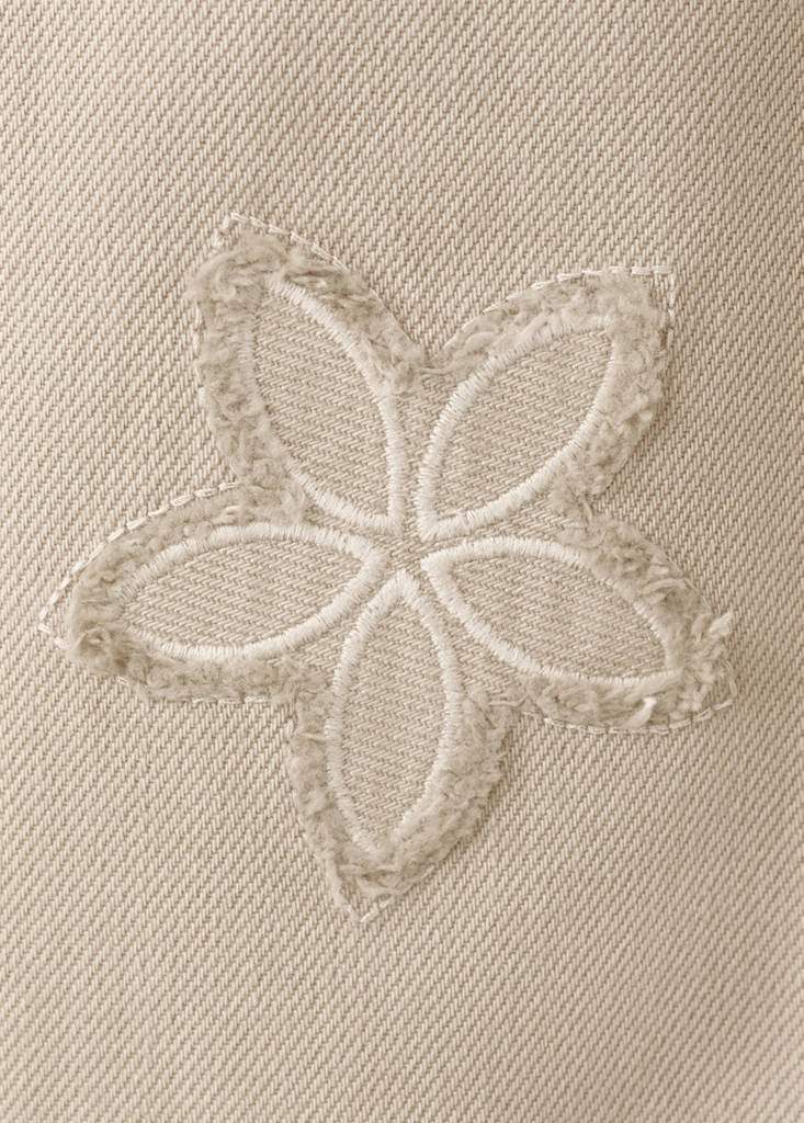 Flower-embroidered straight-fit jeans — Product image 6 of 6