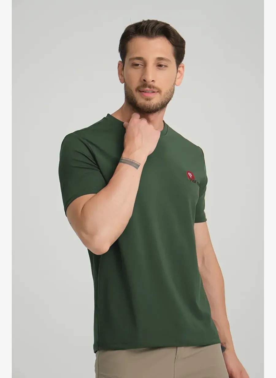 Yesil Ksa Kollu Erkek Binici T Shirt — صورة المنتج 4 من 8