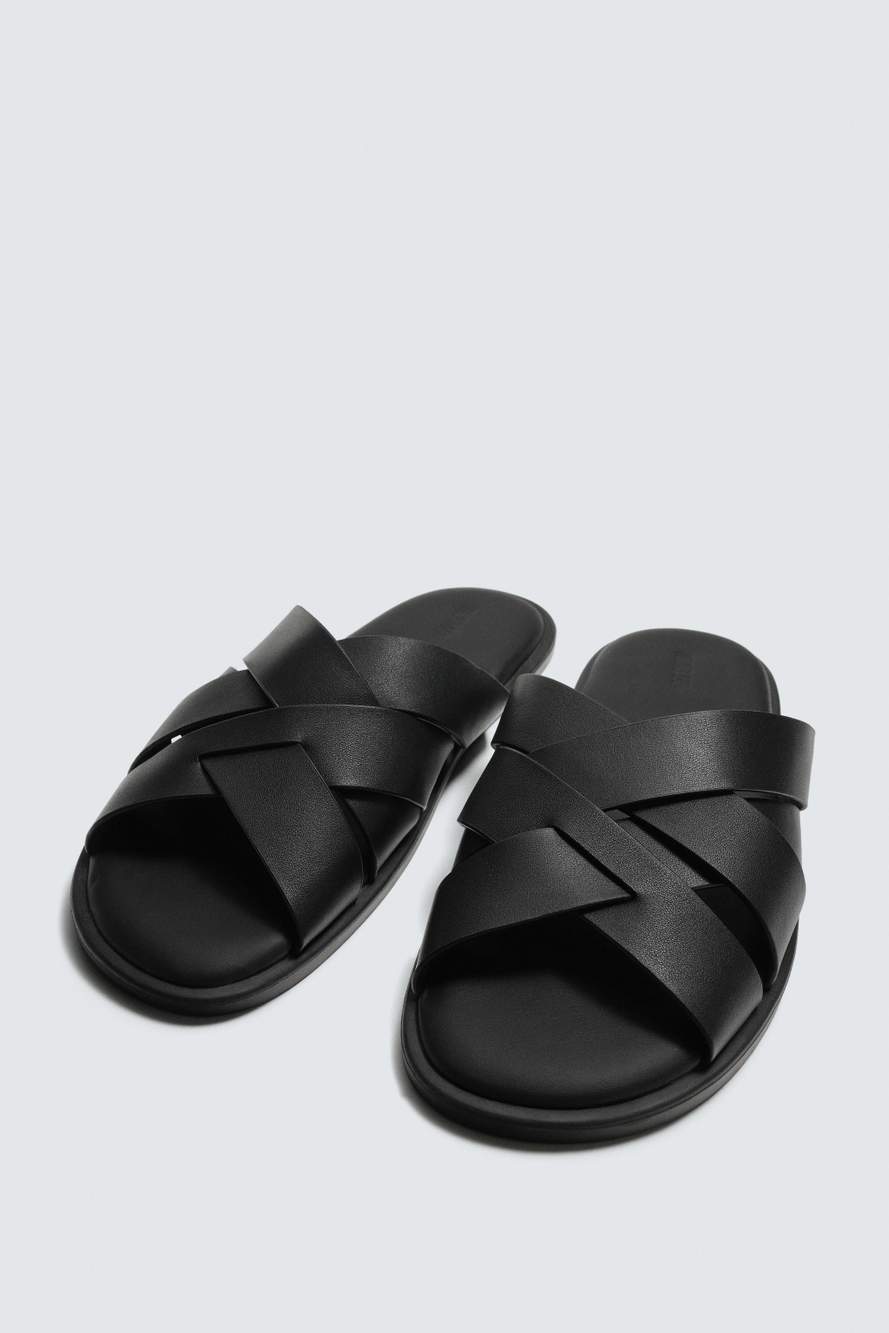 LEATHER STRAPPY SANDALS — Product image 5 of 7