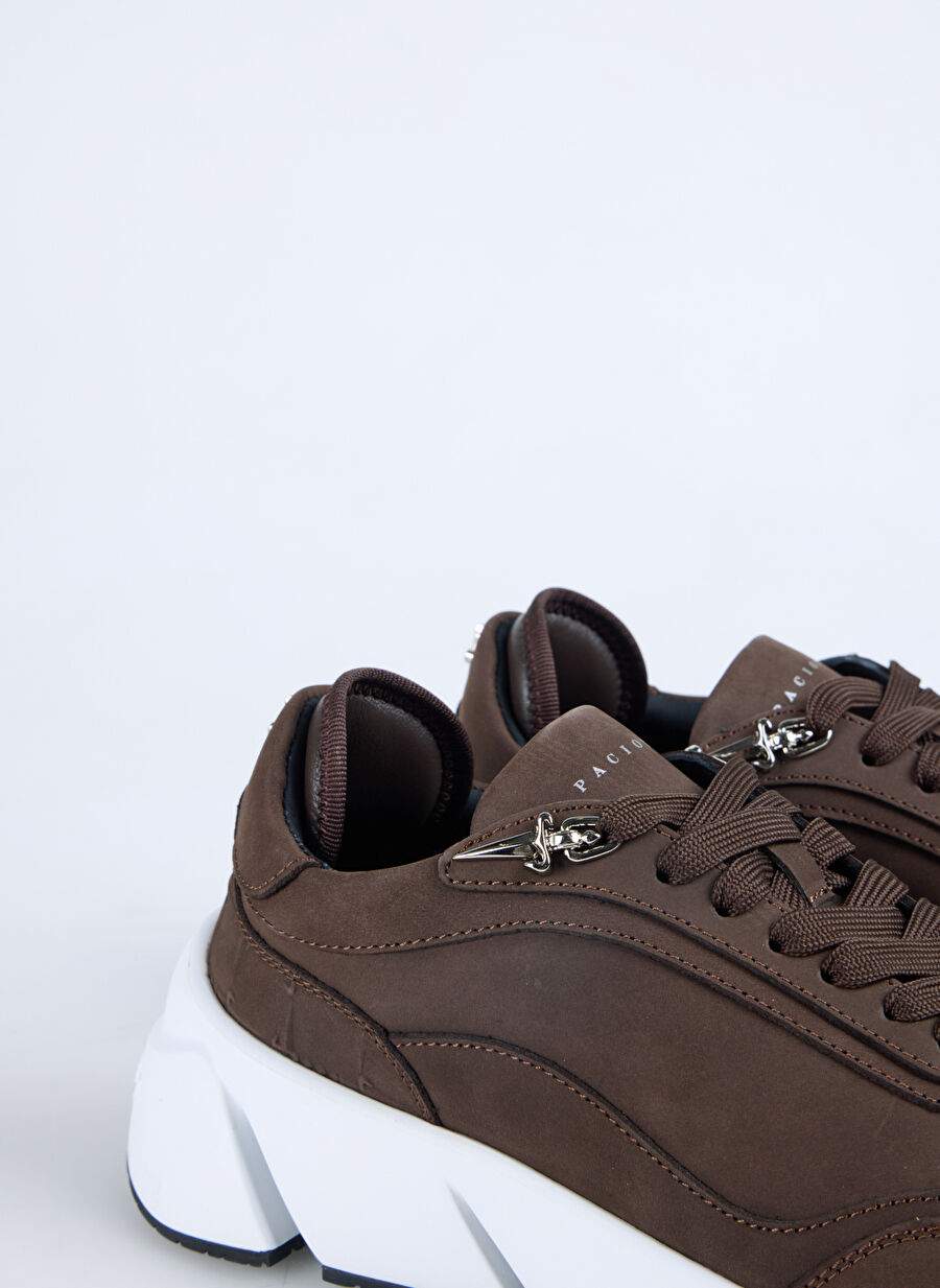 Paciotti Kahverengi Erkek Suet Deri Sneaker Lu68600nb008 — صورة المنتج 5 من 5