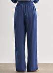Indigo Blue Mizelle Denim Textured Waist Rubber Genis Paca Pants — Product image 20 of 20