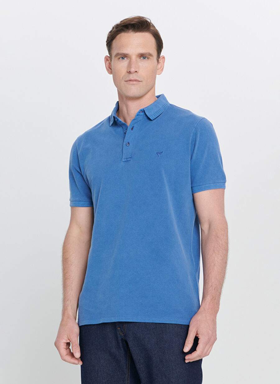 Altınyıldız Classics İndigo Erkek Polo T-Shirt 4A4823200066 — Product image 4 of 6