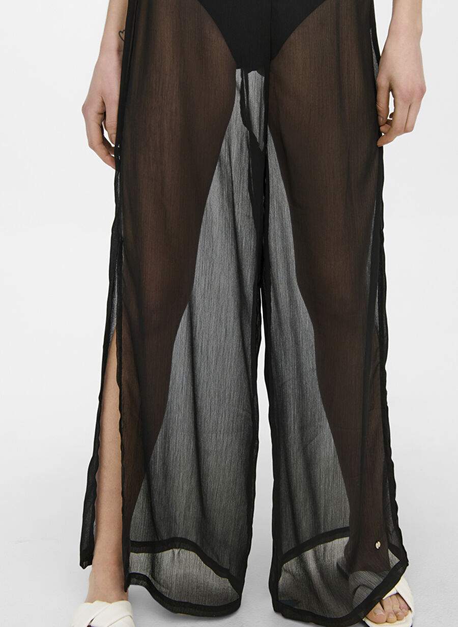 Only Onlanna Life Beach Pants  Normal Kalıp Düz Siyah  Kadın Pareo — صورة المنتج 3 من 6