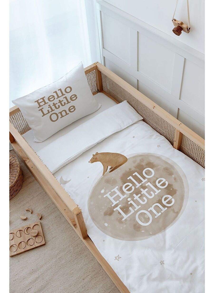Montessori Linen Team (100x200) - Pure Baby Series - Hello Bear — Product image 3 of 4