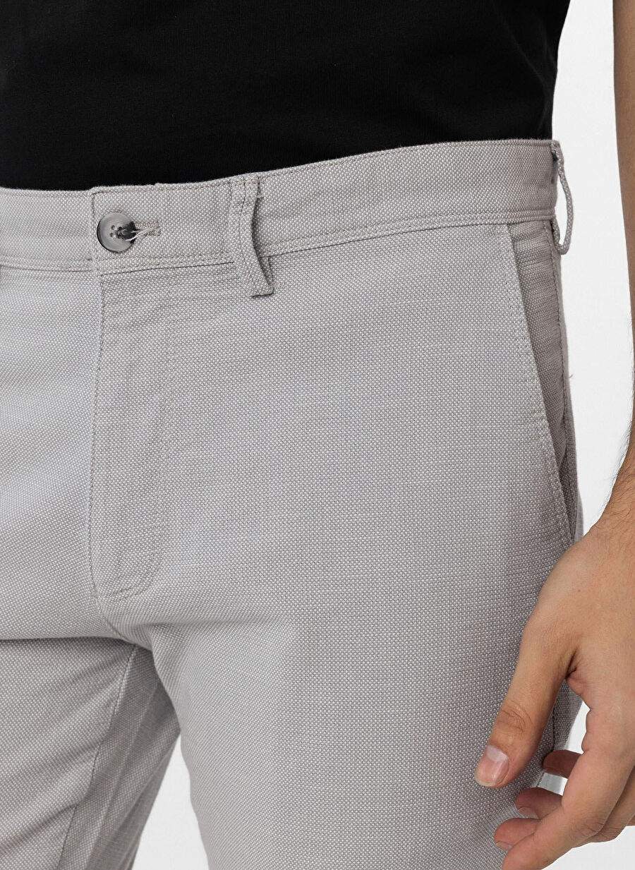 Suvari Gri Erkek Slim Fit Armurlu Pantolon Pn2020500681 — Product image 3 of 4
