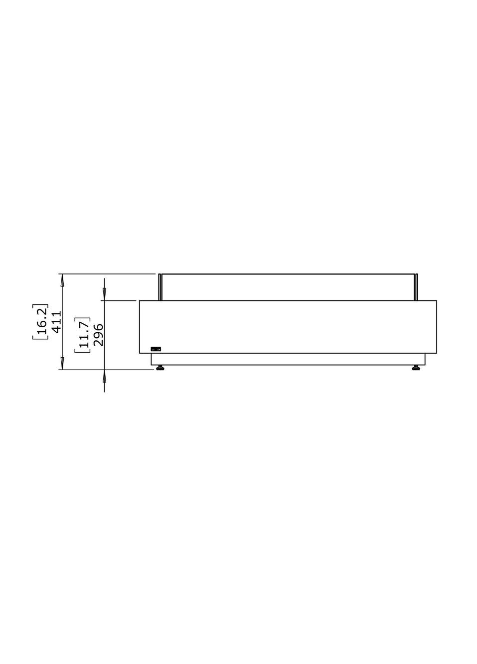 Cosmo 50 Graphite Sepha Type Fireplace — صورة المنتج 6 من 7