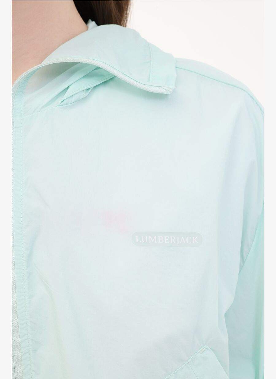 Wl Henas 8kt33 5fx Pastel Yesil Kadn Yagmurluk — Product image 4 of 5