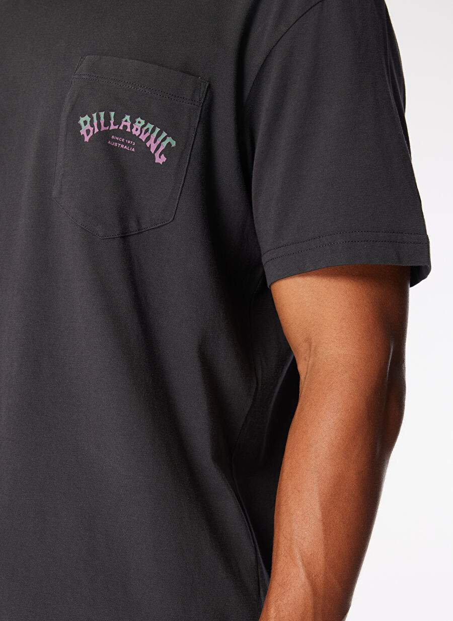 BILLABONG Siyah Stacked Arch Pkt Erkek T-Shırt Ebyzt00175 — Product image 4 of 5