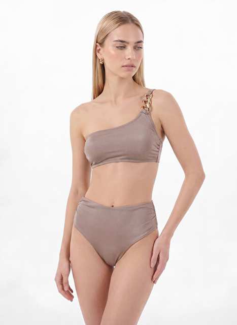 Fabrika Vizon Kadın Tek Omuz Bikini Üst 24-LONGA