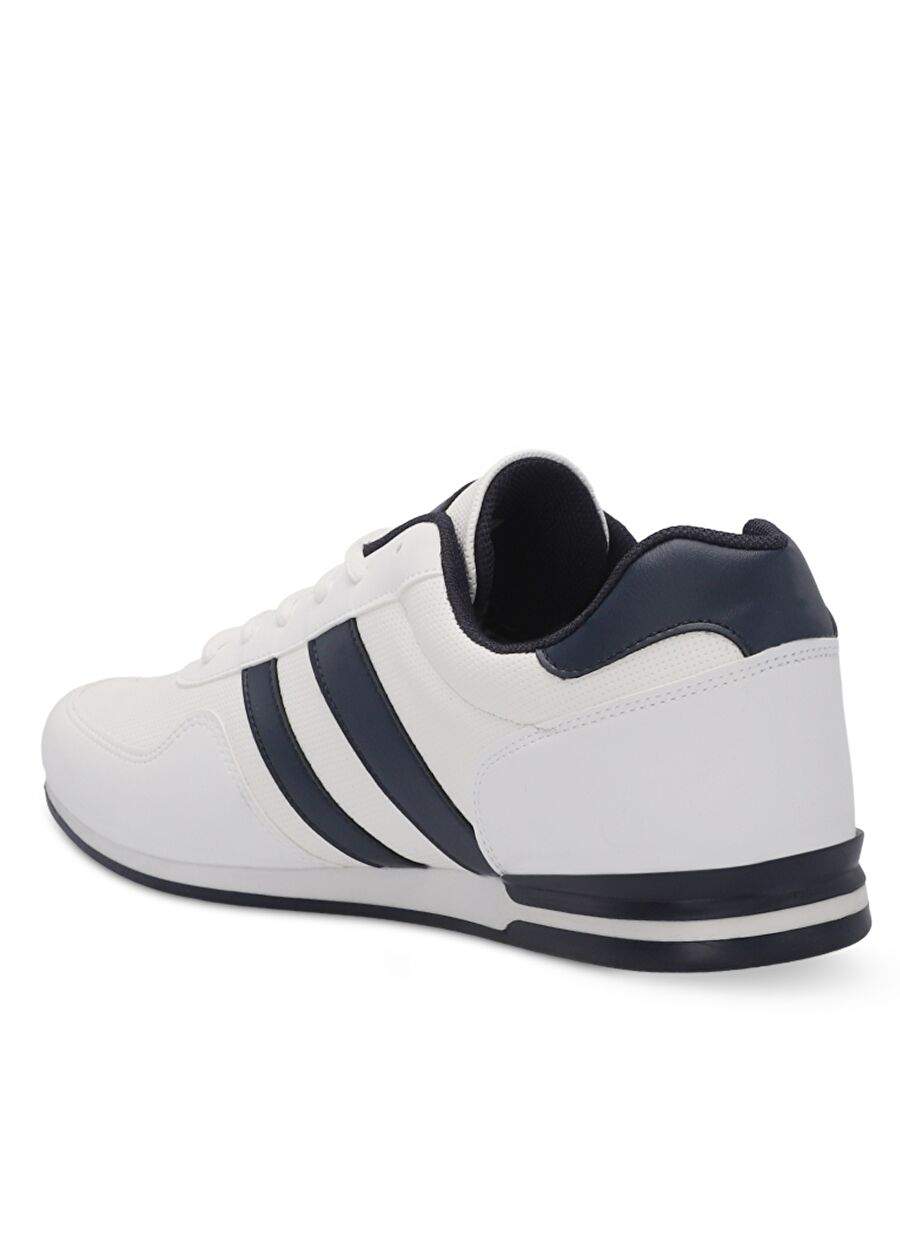 Slazenger OMEGA IN Büyük Beden Erkek Sneaker Ayakkabı Beyaz / Lacivert — صورة المنتج 3 من 7