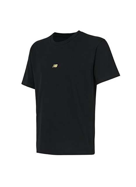 New Balance Mnt3528 Bk Siyah Yuvarlak Regular Fit Duz Erkek T Shirt