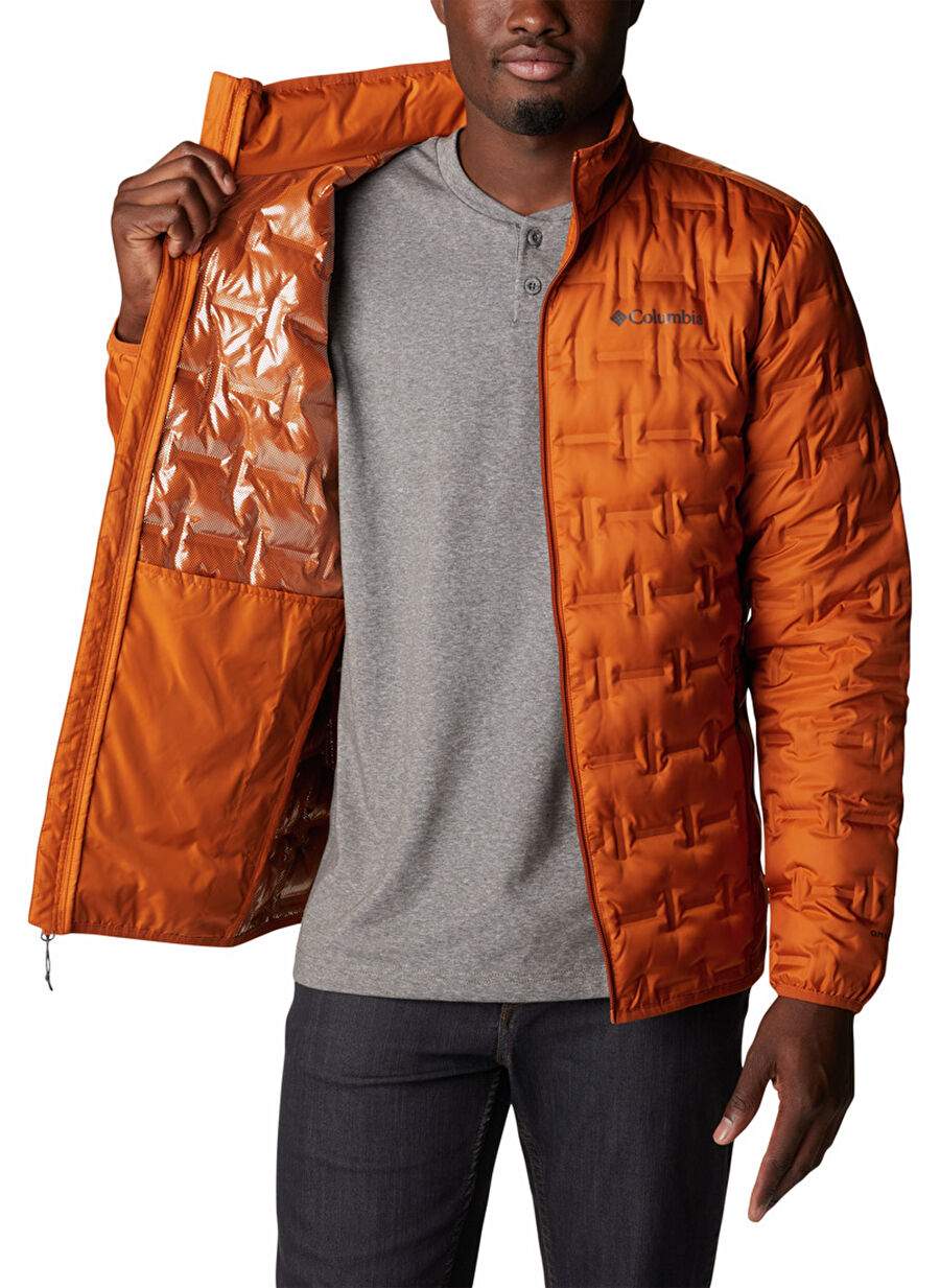Columbia Çok Renkli Erkek Dik Yaka Çizgili Mont WO0955 DELTA RIDGE DOWN JACKET — صورة المنتج 5 من 7