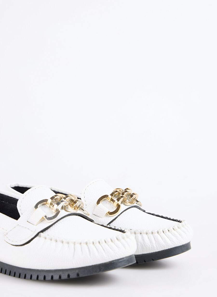 F By Fabrika Beyaz Kadn Loafer Inel — Product image 5 of 5