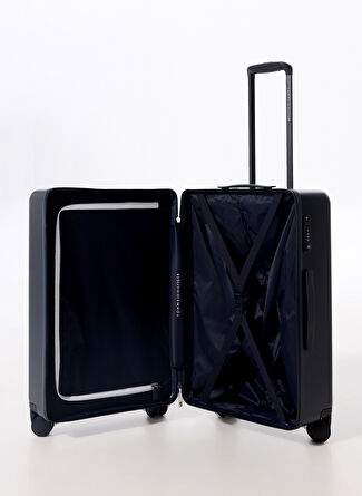 Tommy Hilfiger Navy Men's Pocket Hard Suitcase Th Medium Suitcase — Product image 23 of 25