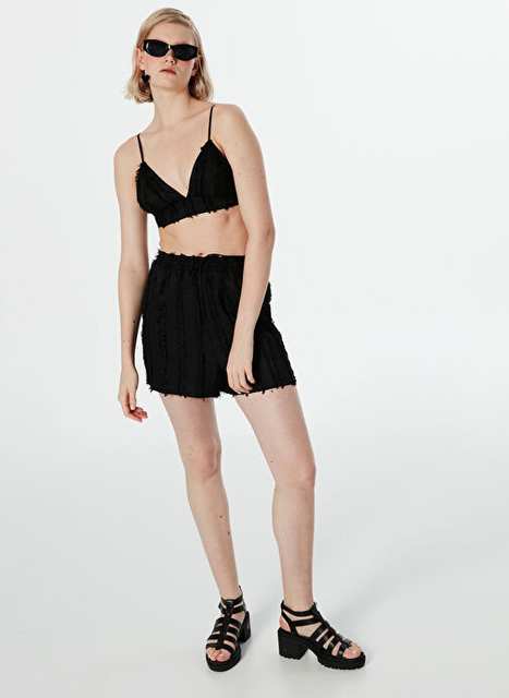 Twist Women's Black Shorts TS1230013062001