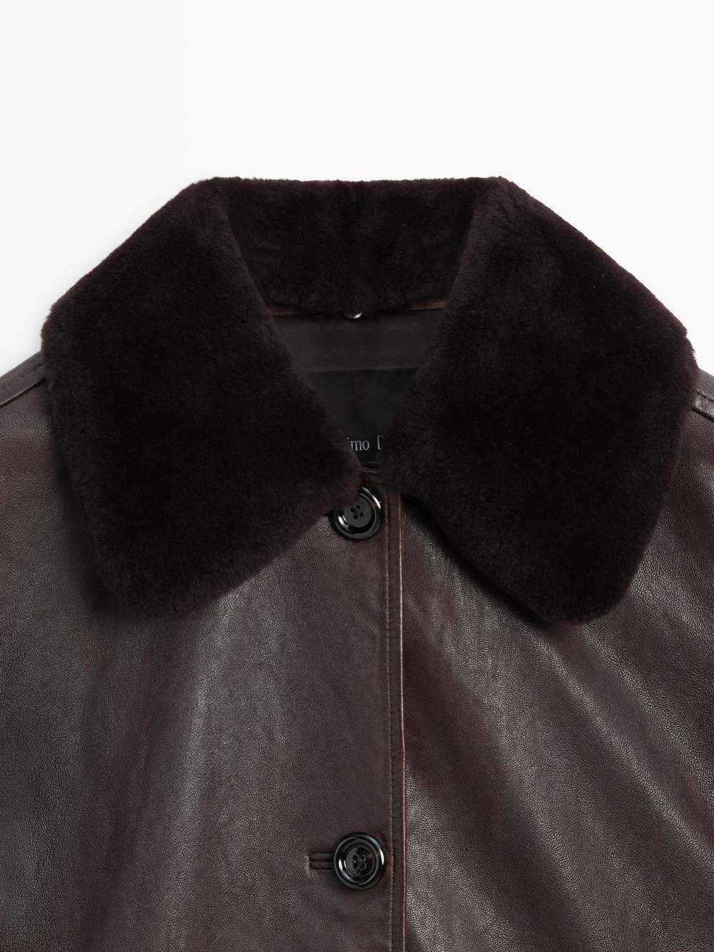 Nappa leather jacket with lambskin collar — Product image 8 of 13
