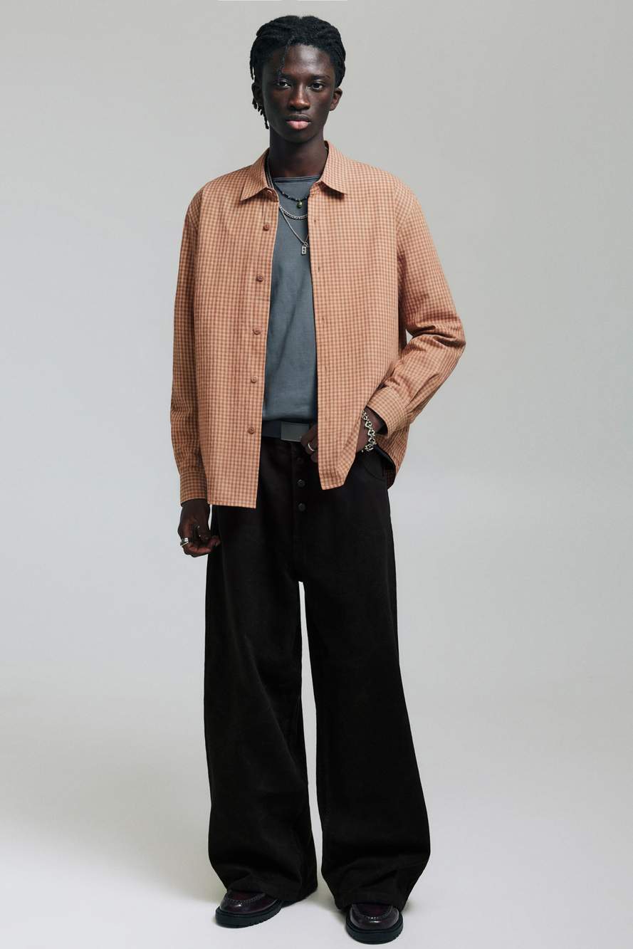 Laser print baggy jeans — صورة المنتج 24 من 25