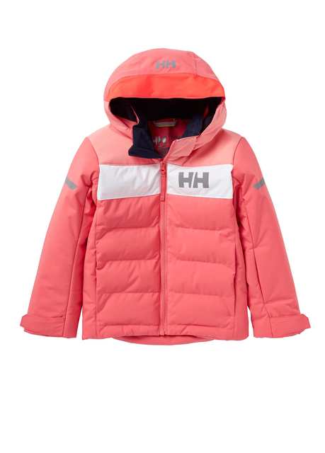 K Vertical Ins Sunset Pink Hooded Unisex Children's Ski Coat