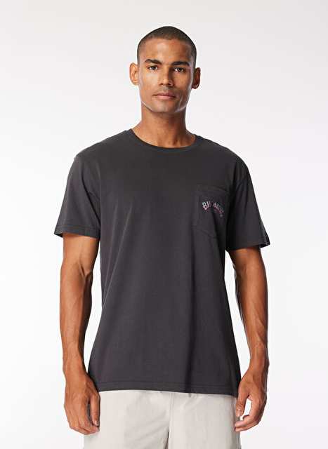 BILLABONG Siyah Stacked Arch Pkt Erkek T-Shırt Ebyzt00175