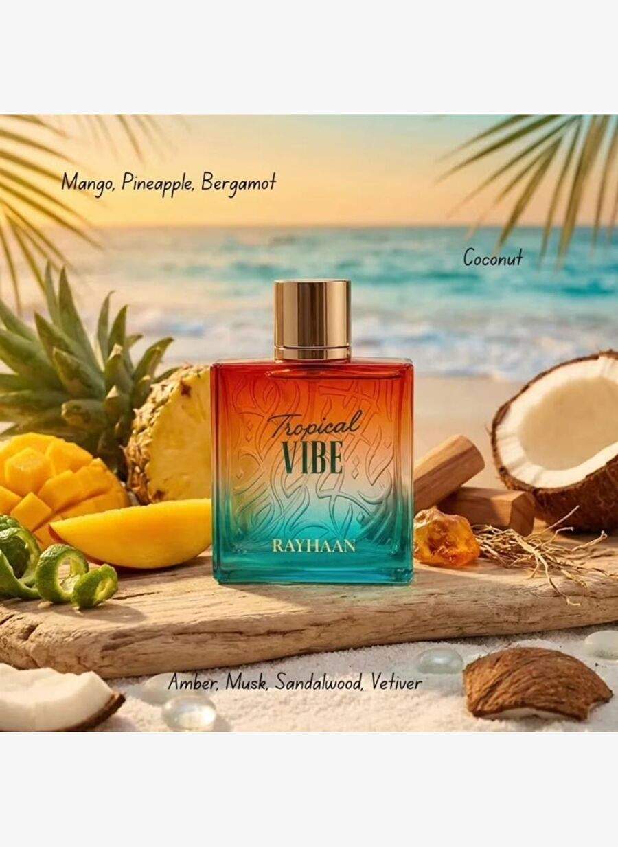 Rayhaan Tropical Vibe EDP 100 ml Unisex Perfume — Product image 4 of 4