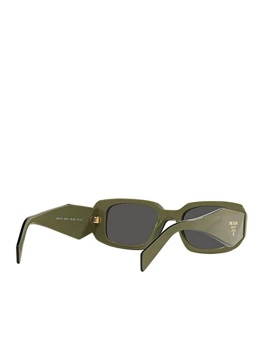 Prada PR 17WS Dikdörtgen Yeşil Kadın Güneş Gözlüğü — Product image 8 of 11