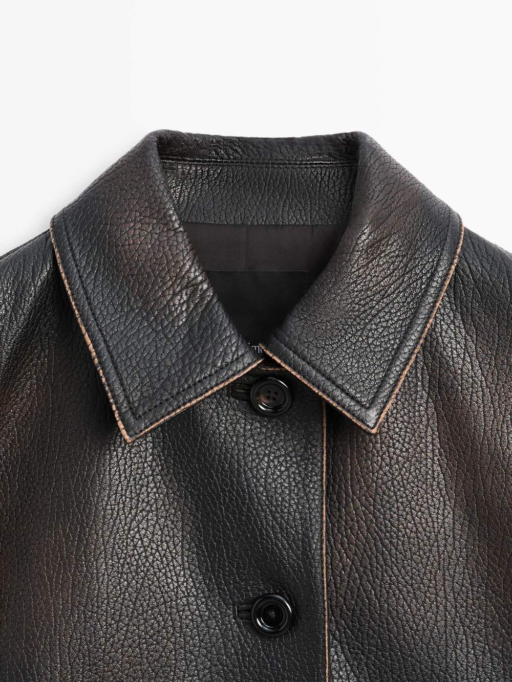 Short nappa leather jacket — Product image 7 of 19