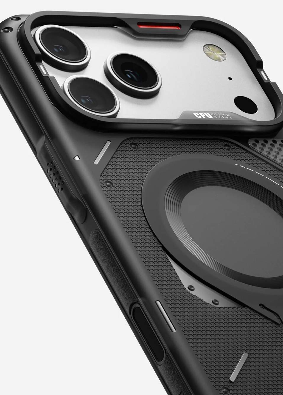 iPhone 17 Pro Max Rugged Soğutma Kanallı Köşe Korumalı Zırh MagSafe Uyumlu Telefon Kılıfı — صورة المنتج 6 من 8