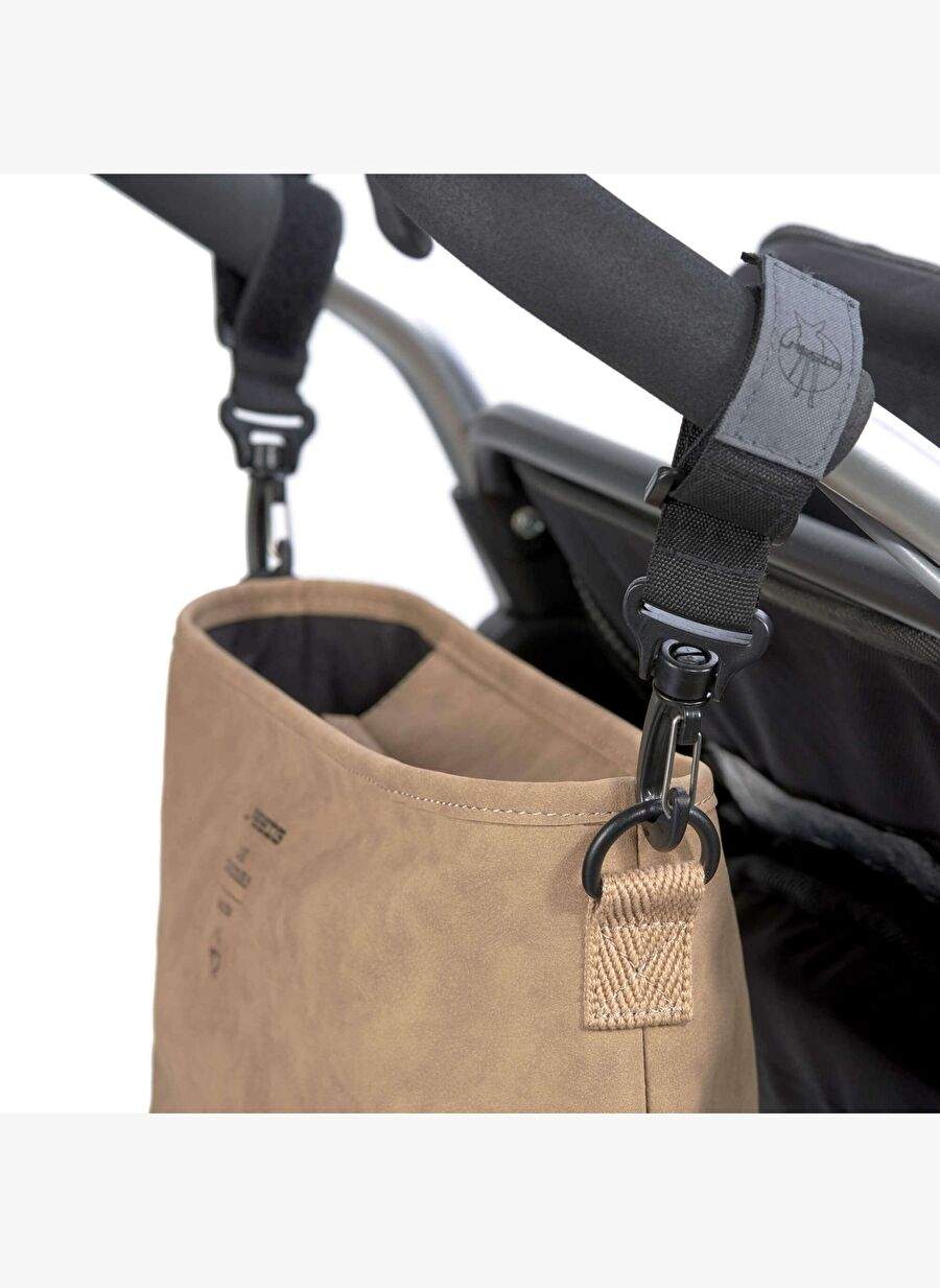 Lassig Buggy Baby Car Organizer Bag Camel — صورة المنتج 5 من 6