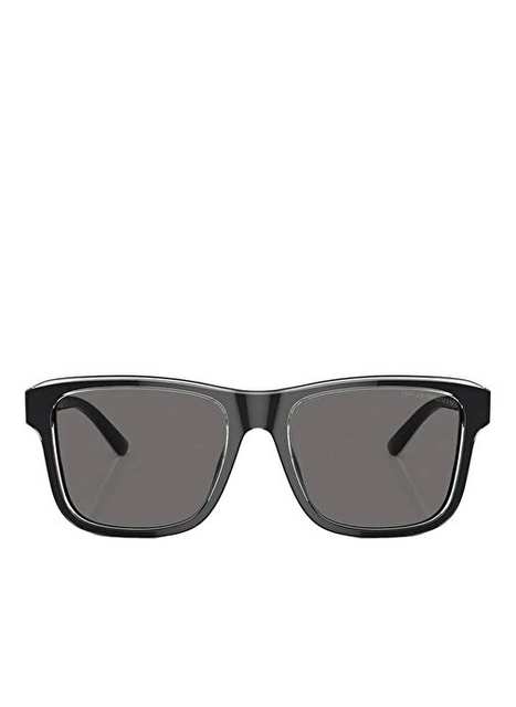 Emporio Armani EA4208 Dikdörtgen Siyah Erkek Polarize Güneş Gözlüğü