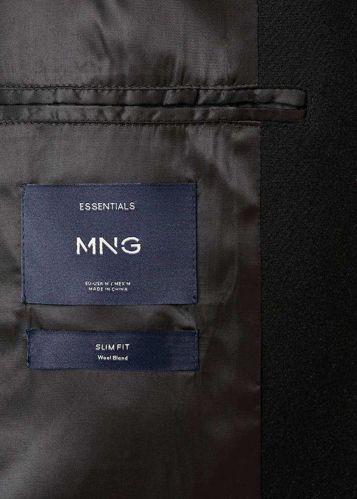 Wool funnel neck coat — Product image 5 of 20