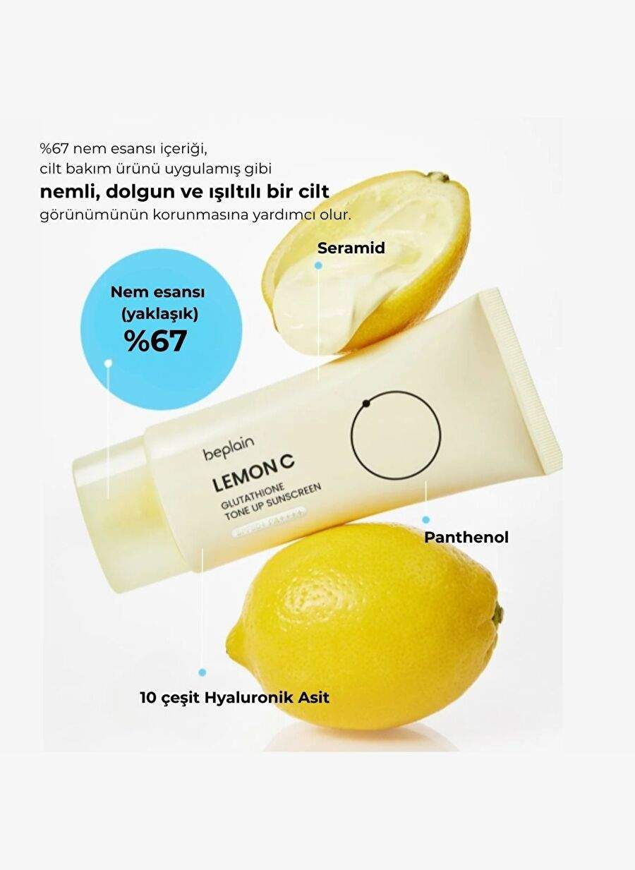 Beplain Lemon C Glutathione Tone Up Güneş Kremi 50ml — Product image 3 of 8