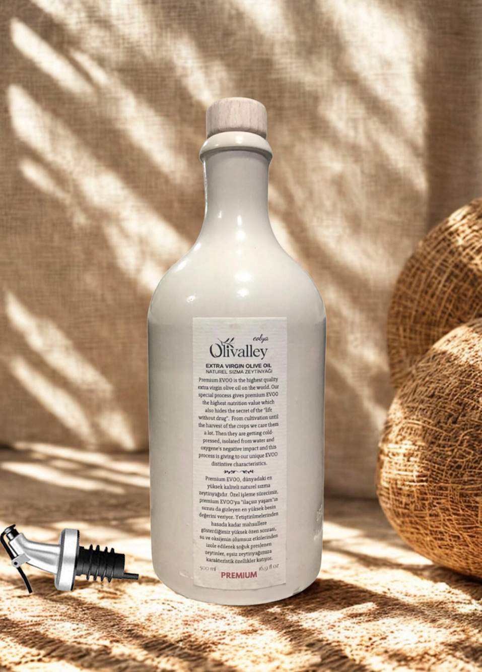Ultra Premium Soğuk Sıkım Naturel Sızma Zeytinyağı 500 ml — Product image 3 of 3
