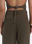 Pailey Low-cut Khaki Vest Pants Set — Product image 39 of 40