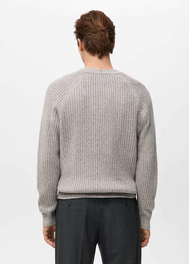 Wool-blend ribbed cardigan — Product image 9 of 9