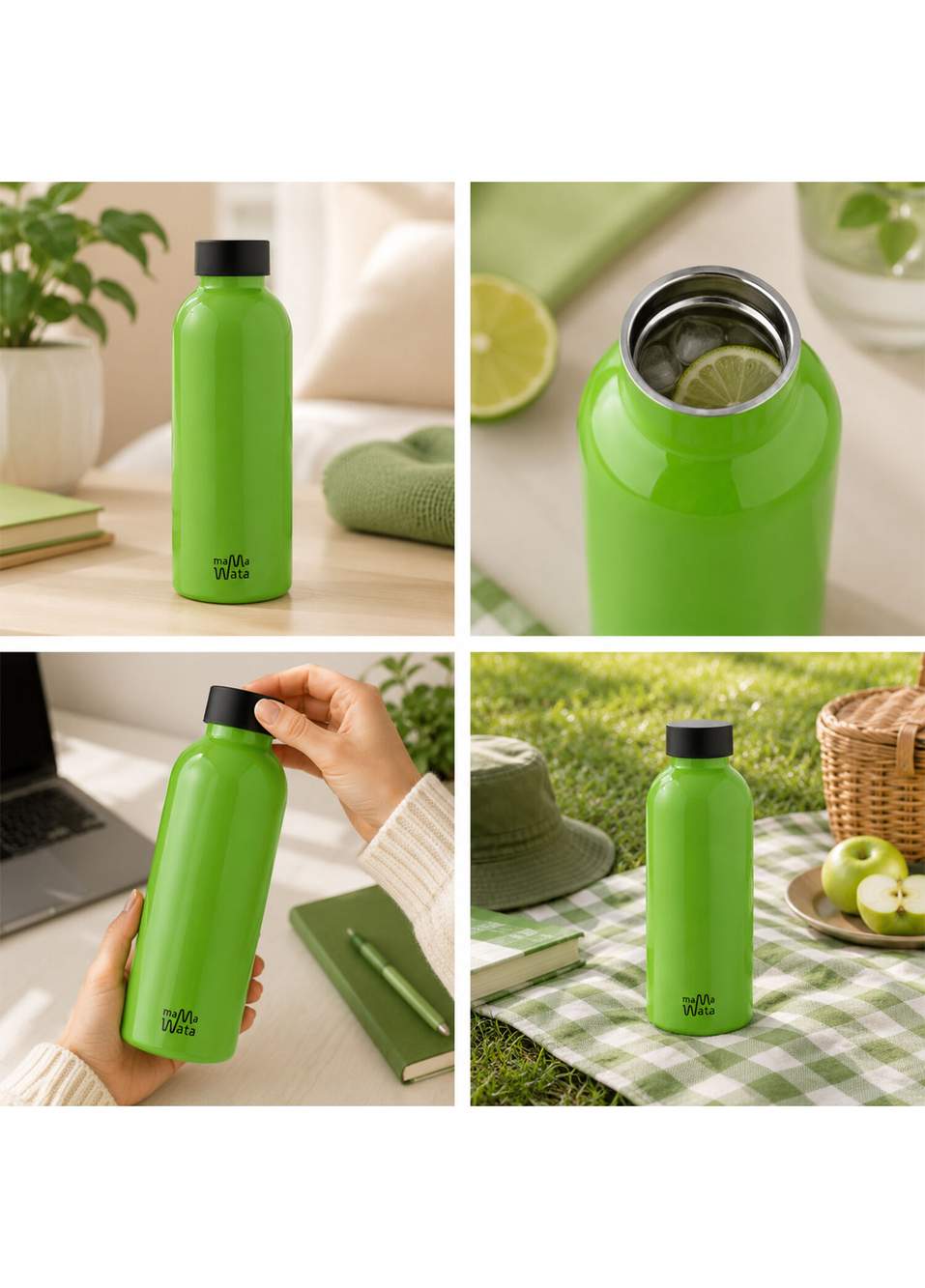 Green Steel Thermos 470 ml — صورة المنتج 5 من 6